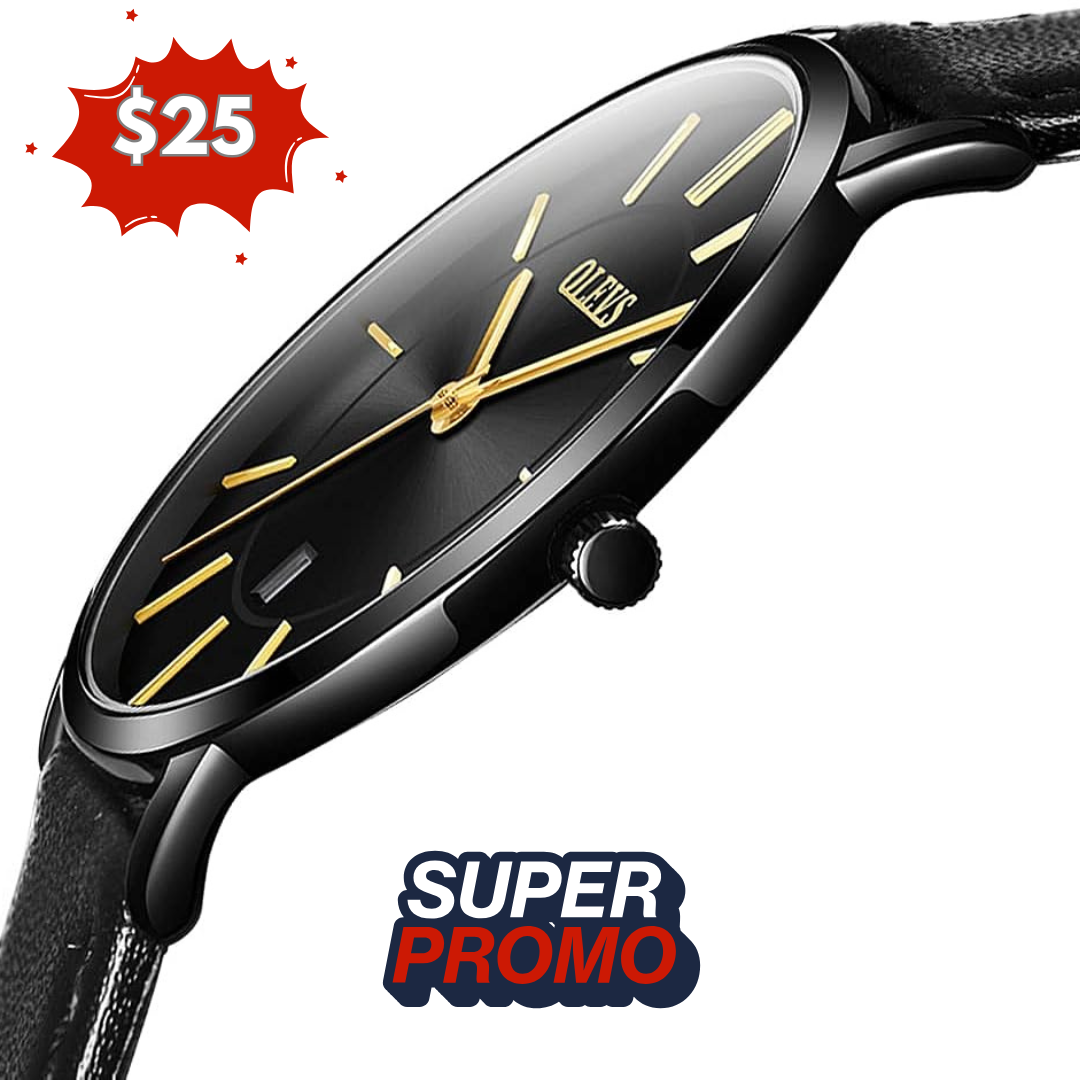 Reloj olevs negro/negro ole-11