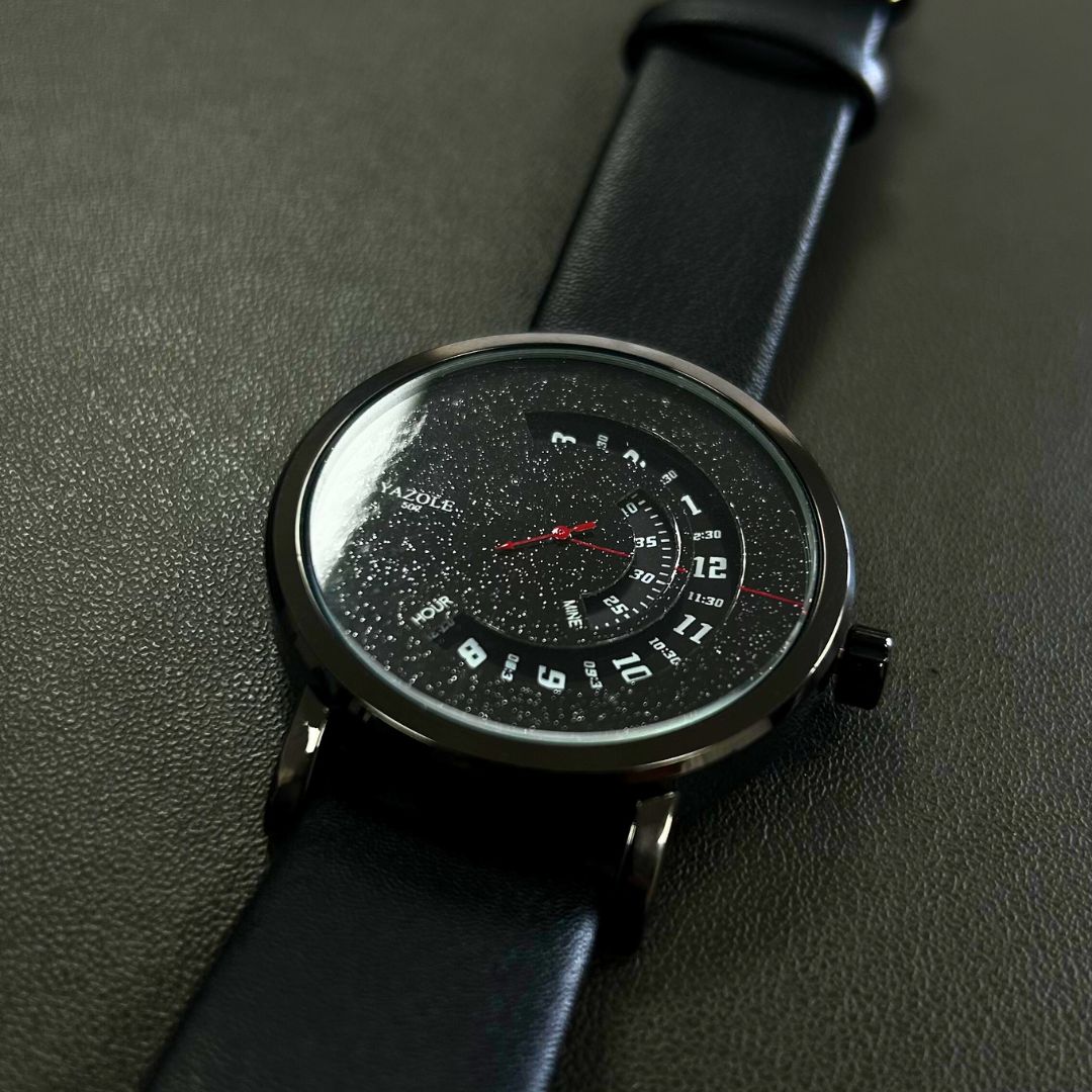 Reloj yazole negro/negro yaz-2