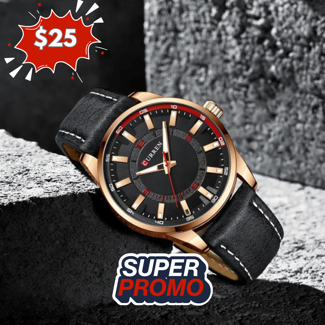 Reloj curren negro/dorado cur-40