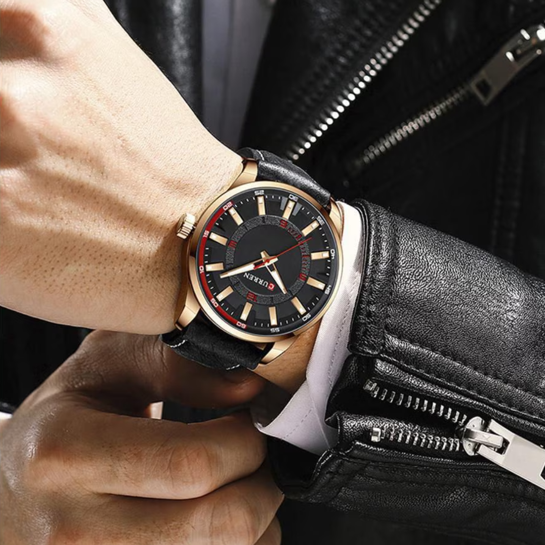 Reloj curren negro/dorado cur-40
