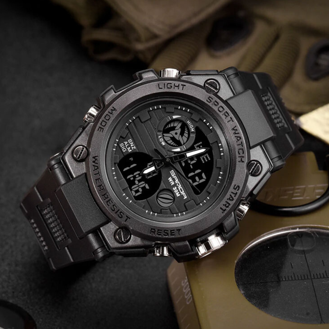Reloj sanda negro/negro san-1