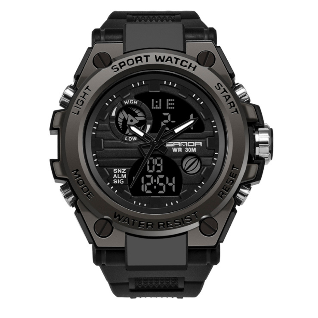 Reloj sanda negro/negro san-1