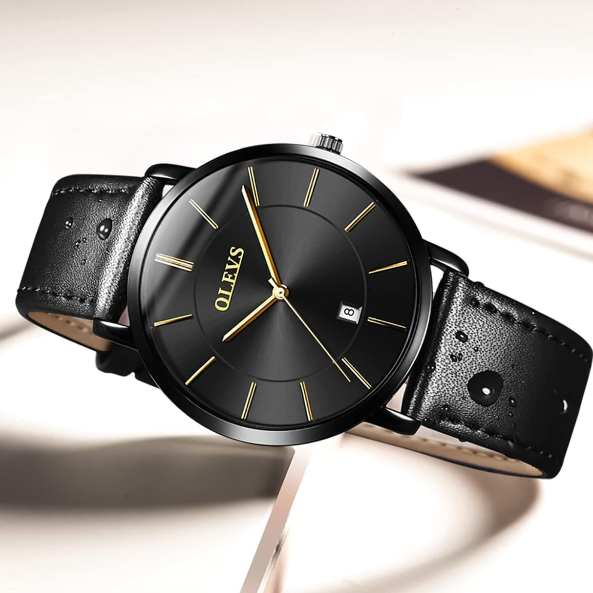 Reloj olevs negro/negro ole-11