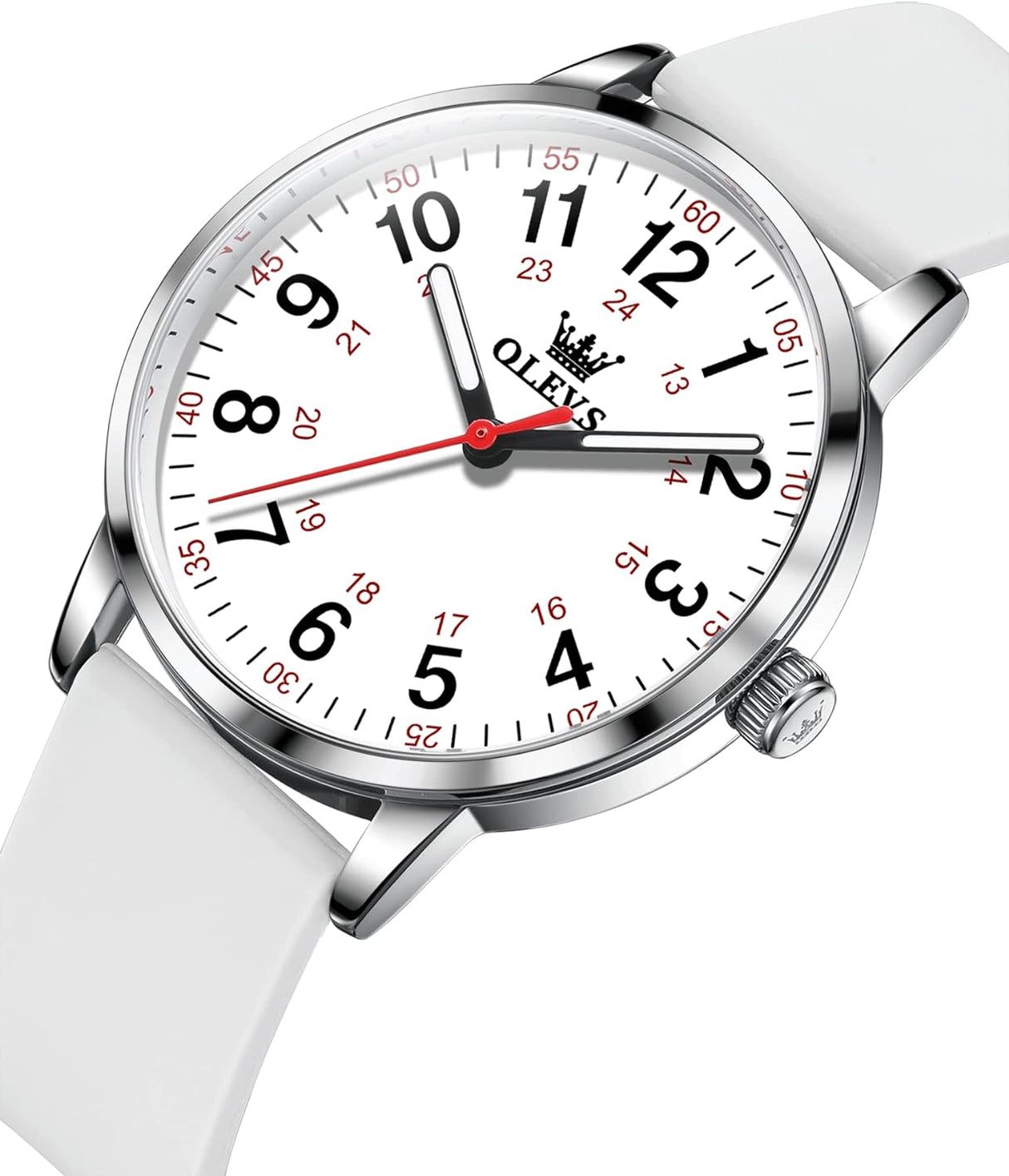 Reloj olevs blanco/blanco ole-43