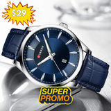 Reloj curren azul/plateado cur-26