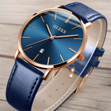 Reloj olevs azul/dorado ole-45