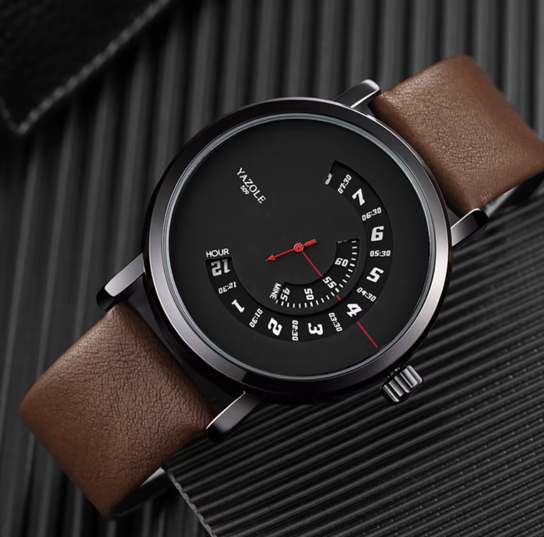 Reloj yazole cafe/negro yaz-1