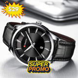 Reloj curren negro/plateado cur-25