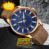 Reloj curren azul/café cur-20
