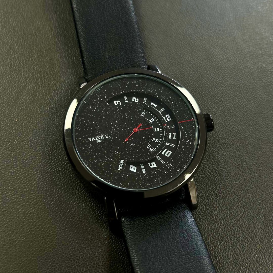 Reloj yazole negro/negro yaz-2