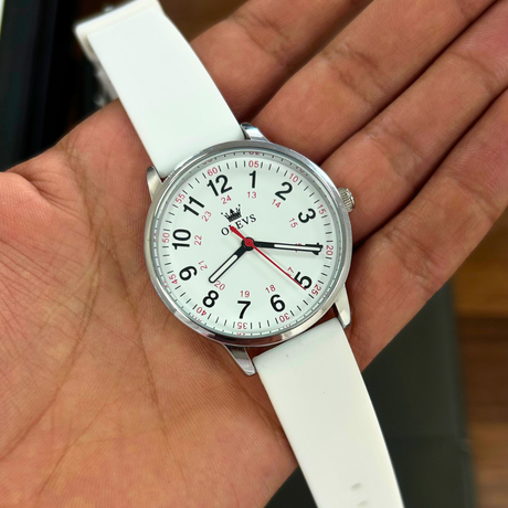 Reloj olevs blanco/blanco ole-43