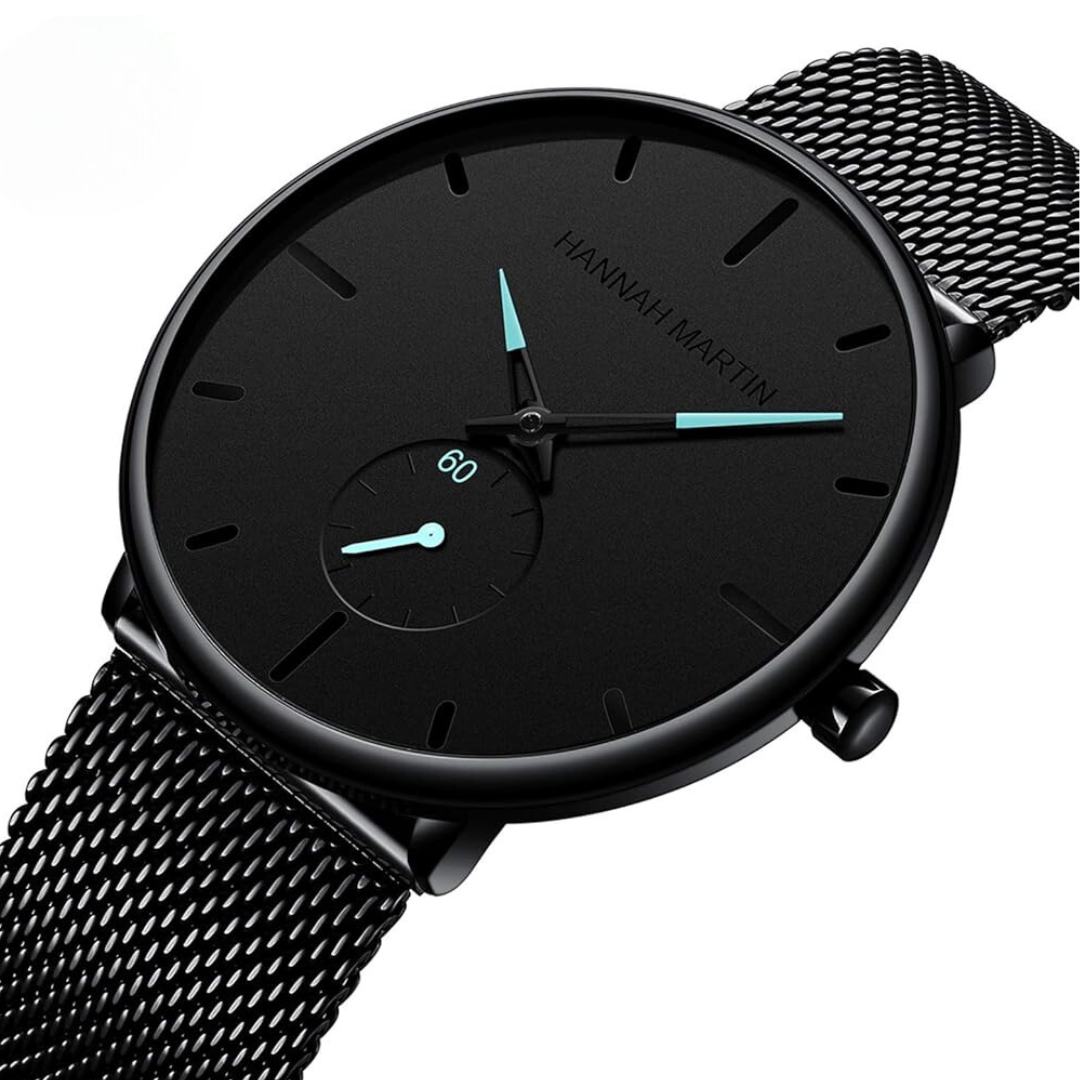 RELOJ HANNA MARTIN NEGOR/AZUL HAN-1