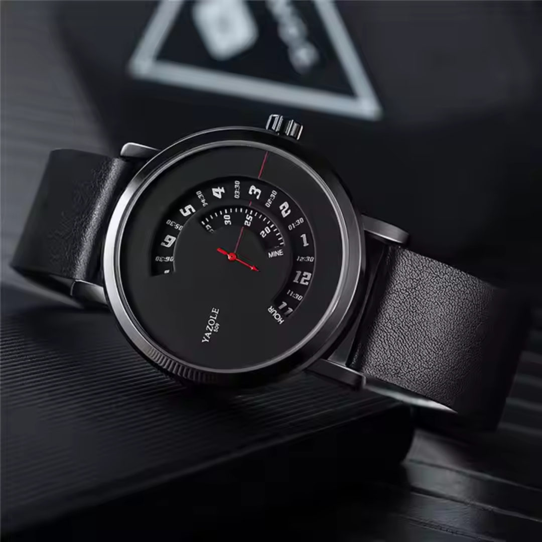 Reloj yazole negro/negro yaz-2