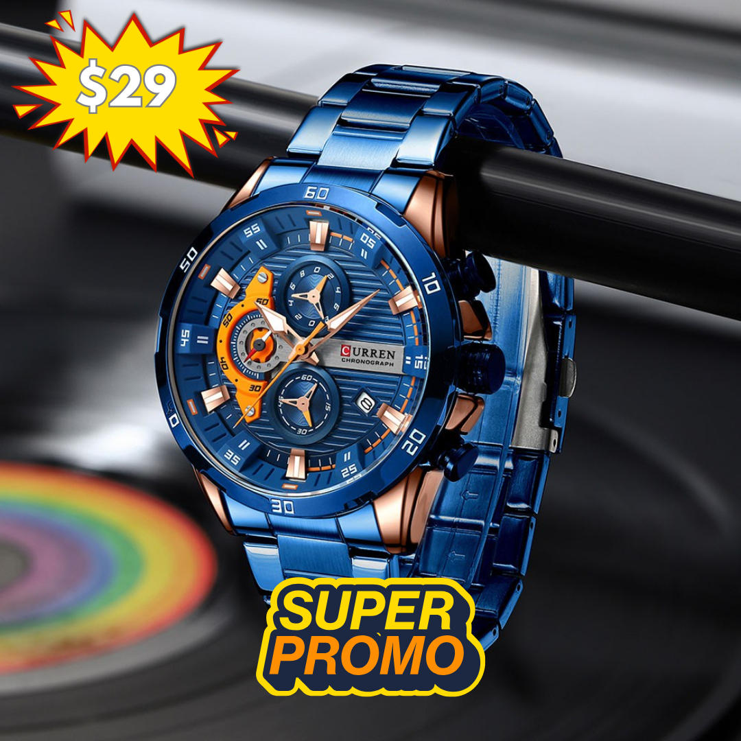 Reloj curren azul/tomate cur-41
