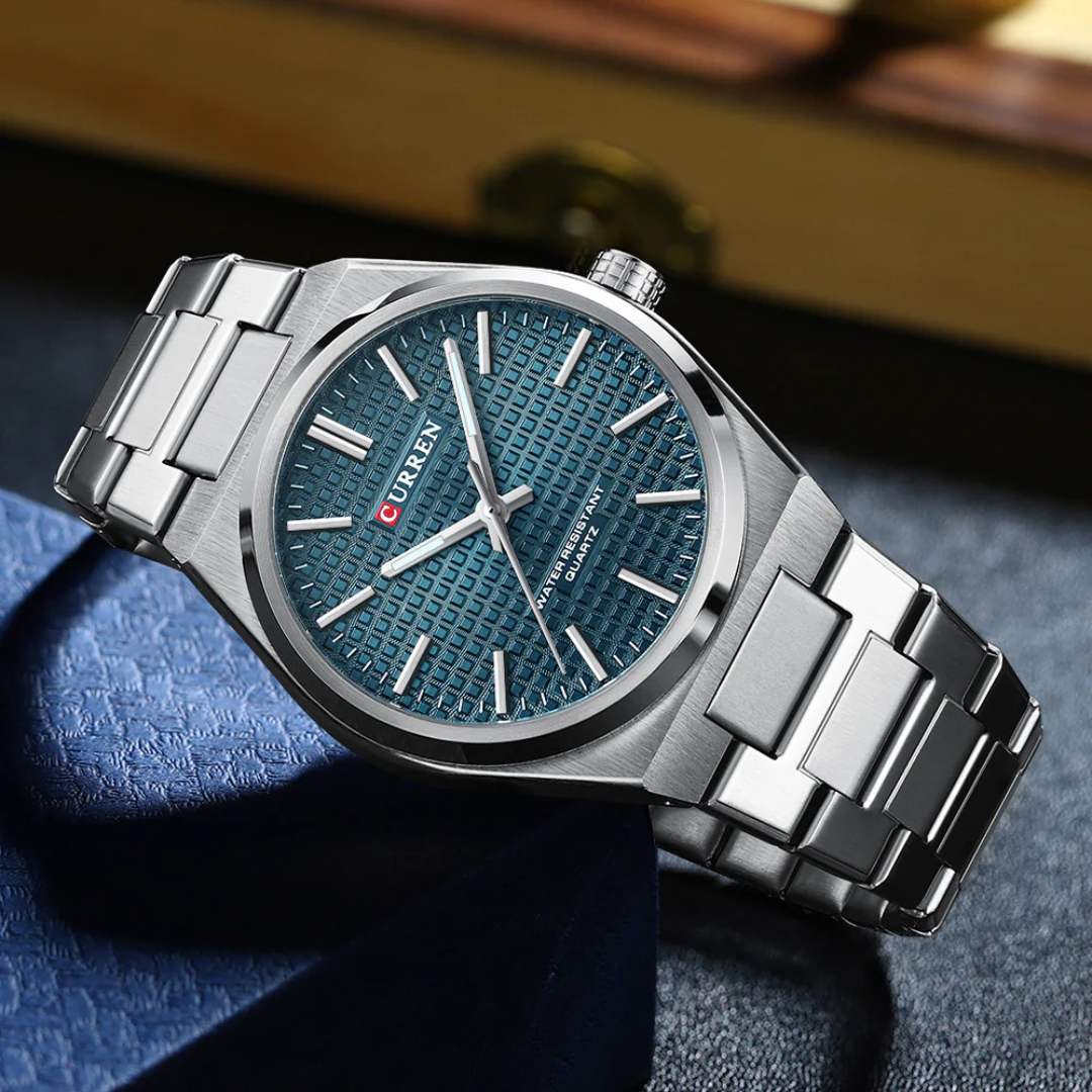 Reloj curren azul/plateado cur-38