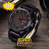 Reloj curren negro/negro cur-2