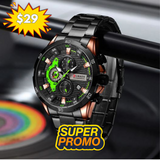 Reloj curren negro/verde cur-42