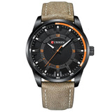 Reloj curren negro/pardo cur-18