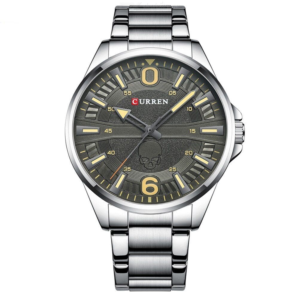 Reloj curren plomo/plateado cur-21