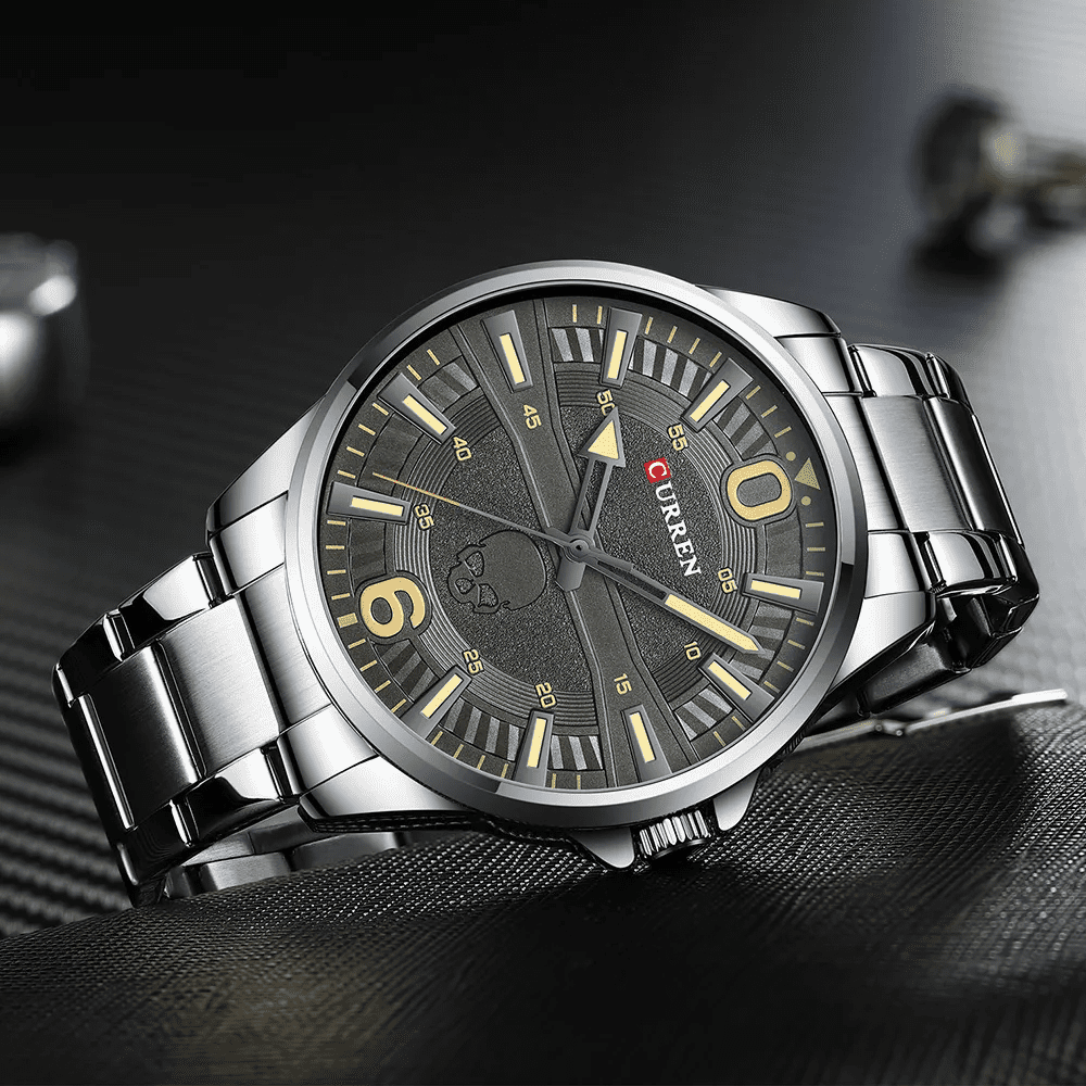 Reloj curren plomo/plateado cur-21
