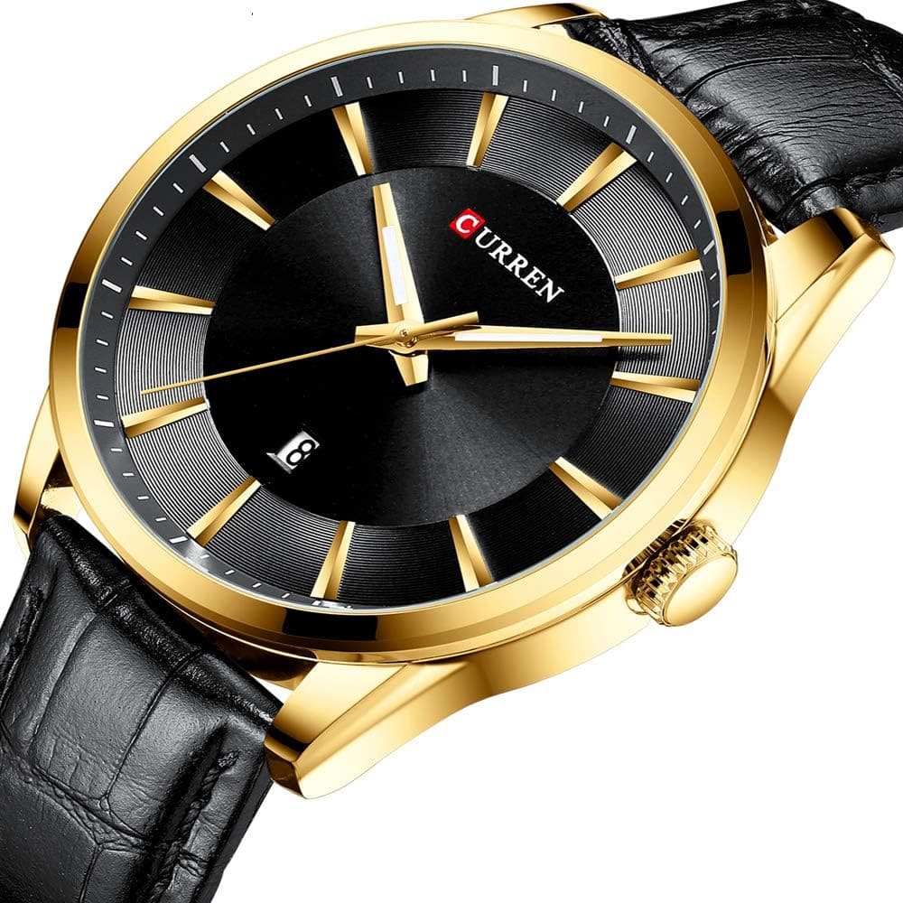 Reloj curren negro/dorado cur-28