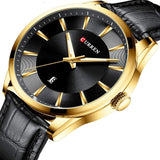 Reloj curren negro/dorado cur-28