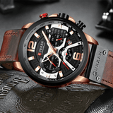 Reloj curren negro/café cur-30