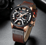 Reloj curren negro/café cur-30