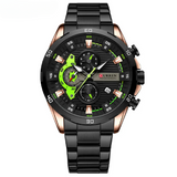 RELOJ CURREN NEGRO/VERDE CUR-42