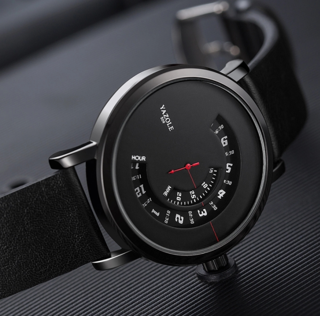 Reloj yazole negro/negro yaz-2