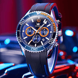 Reloj olevs azul/negro ole-14