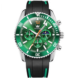 Reloj olevs verde/negro ole-15