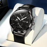 Reloj olevs negro/negro ole-24