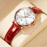 Reloj olevs rojo/blanco ole-36
