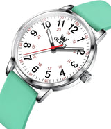 Reloj olevs blanco/verde ole-41