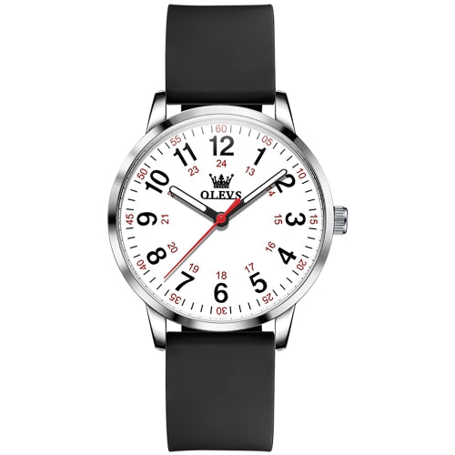Reloj olevs blanco/negro ole-42