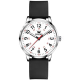 Reloj olevs blanco/negro ole-42