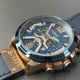Reloj curren azul/dorado cur-29